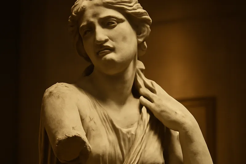 Illustration évoquant une scène de mythologie amoureuse antique
